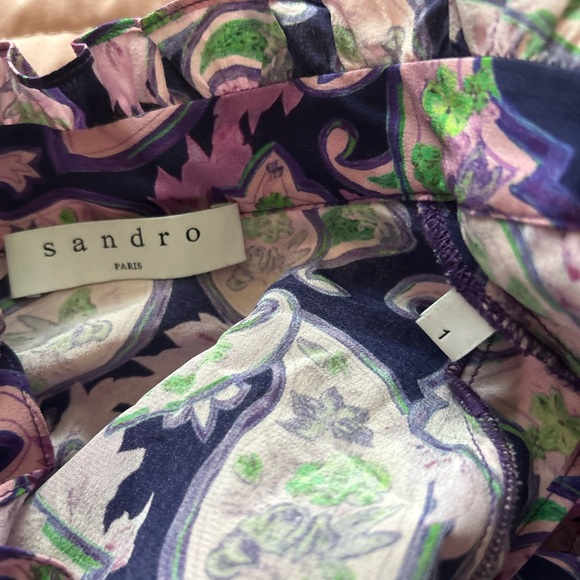 Sandro 100% silk dress - Picture 8 of 15